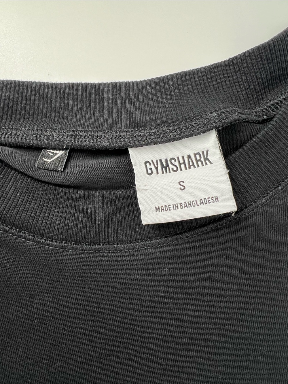 Gymshark Women’s Small Black Cropped Minimalist Boxy Tee - Picture 9 of 9
